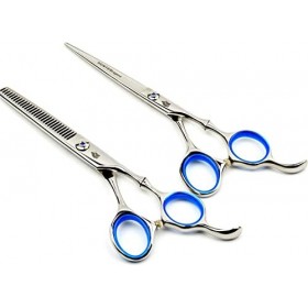 Ciseaux de coiffure mondiaux Ciseaux de barbier fins Ciseaux de cheveux professionnels Coupe nette et précise pour salon de c...