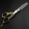 KOAIEZ Ensembles De Ciseaux De Coupe De Cheveux Professionnels Argent De 6,0 Pouces, Outils De Cisailles De Barbier en Acie