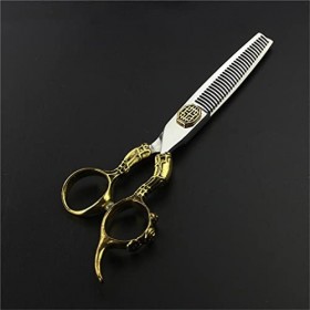 KOAIEZ Ensemble De Ciseaux De Coiffure en Acier Inoxydable De 6,0 Pouces, Kit Doutils De Coupe des Ciseaux De Coupe De Cheve