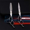 Chaomeiart Ciseaux De Coiffure Salon De Coiffure Set Coiffeur Ciseaux Ciseaux À Épiler De Plat Dents Ciseaux 440C Japon Acier