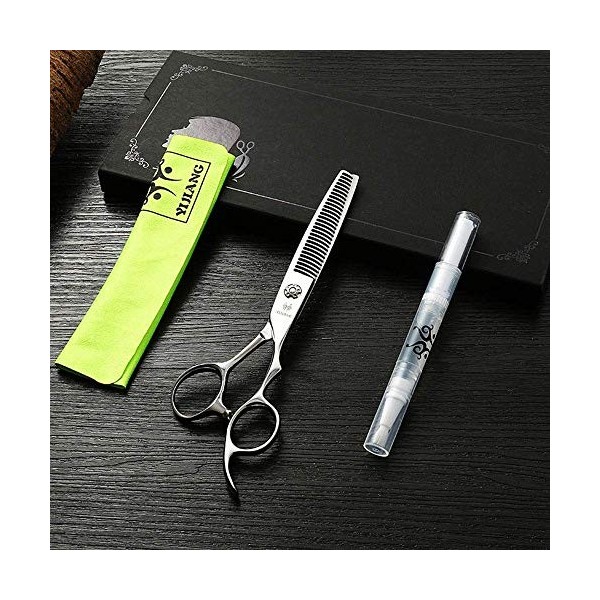 zmigrapddn Ciseaux de Coupe de Cheveux, cisailles à Cheveux Professionnelles High-End Hair Stylist 440C Special Hair Scissors