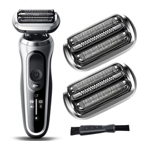 Lot de 2 rasoirs de rechange 73S compatibles avec les rasoirs électriques Braun Series 7 Nouvelle génération, nouveaux modèle