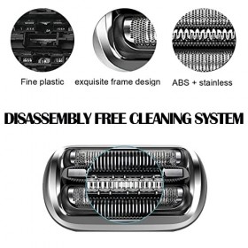 Lot de 2 rasoirs de rechange 73S compatibles avec les rasoirs électriques Braun Series 7 Nouvelle génération, nouveaux modèle