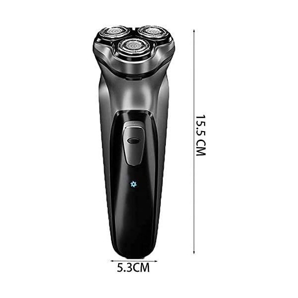 XIXIDIAN Shavers rotatifs pour Hommes, Rasoir électrique Rasoir pour Hommes, Robinet électrique Rotatif 3D Shafre Humide Sec 