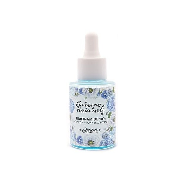 Serum Visage Niacinamide 10% + Zinc 5% Vitamine B3 Anti-taches Eclaircissant Blanchissant - Réduit lacné Anti Pores Ouverts 