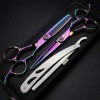 XINGYU Ciseaux de Coiffure Outil de Conception de Cheveux Ciseaux de Coiffeur Set 3Pcs