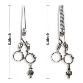 Ciseaux de coupe de cheveux, 15,2 cm professionnel de coiffure, salon de coiffure, salon de coiffure, japonais VG10 en acier 