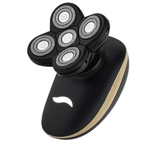 Rasoir électrique pour homme, rasoir électrique 5D pour homme, rasoir chauve, rechargeable par USB, étanche, portable, tondeu
