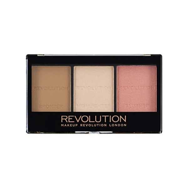 Makeup Revolution, Ultra, Sculpt & Contour Kit, Palette de Contours, Light/Med C04, 3 Ombres, 10.8g