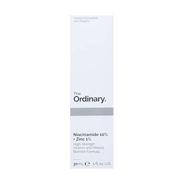 The Ordinary Niacinamide 10% + Zinc 1% 30ml Crème Jour et Nuit