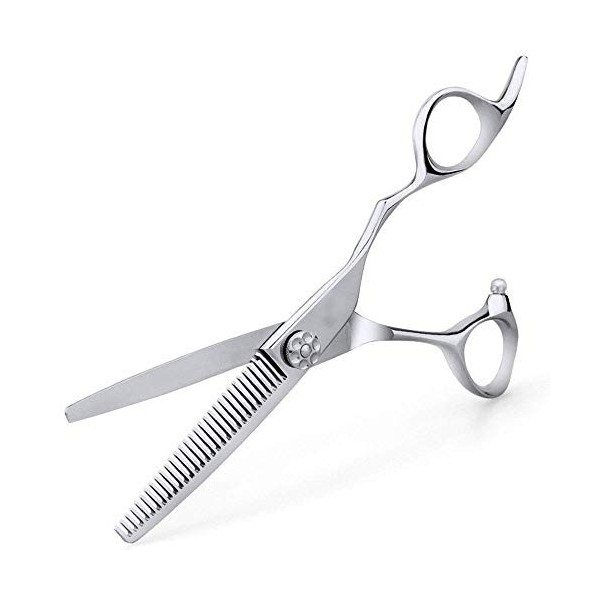 GaoF Ciseaux à Dents Plates pour Outil de Coiffure Professionnel, Coupe de Cheveux Professionnelle pour Coiffeur de 6 Pouces,