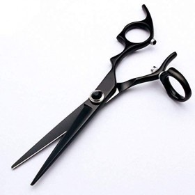 GaoF Cisaillement Plat de Coupe de Cheveux Professionnelle de Coiffeur de 5,5 Pouces, Cisaillement Plat de poignée de Cercle 