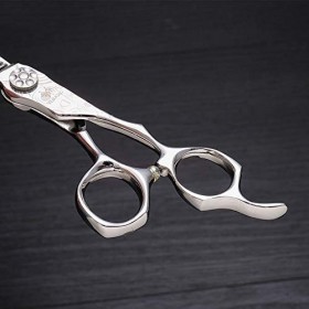 Outils de coupe des cheveux Ciseaux de coiffure for coiffeurs haut de gamme, 30 pouces, 6 dents pour femme Color : Silver Ra...