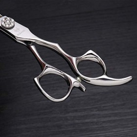 Outils de coupe des cheveux 5,5 pouces coiffeur en acier inoxydable coupe de cheveux outil professionnel pour femme Color : ...