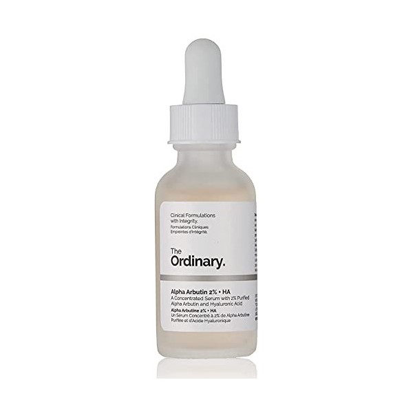 The Ordinary Alpha Arbutin 2% + HA 30ml Crème Jour et Nuit