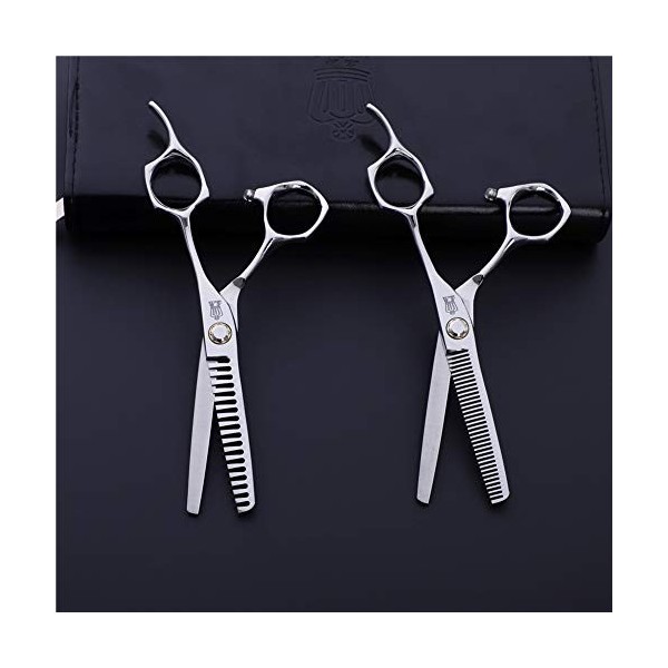 Ciseaux de coupe de cheveux Salon de coiffure professionnel Ciseaux de coupe de cheveux Kit doutils de coupe de cheveux Cise