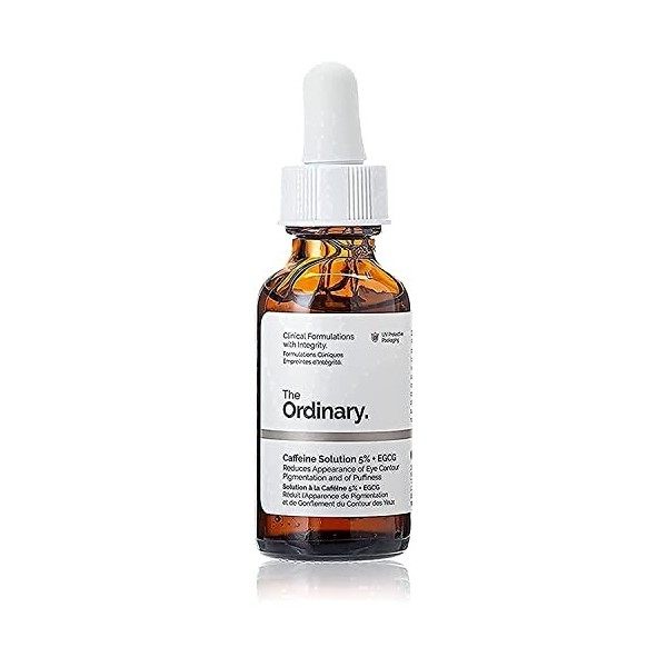 The Ordinary Solution à base de caféine 5&nbsp;% +EGCG Sérum anti-cernes Crème Jour et Nuit