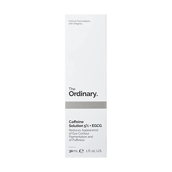 The Ordinary Solution à base de caféine 5&nbsp;% +EGCG Sérum anti-cernes Crème Jour et Nuit