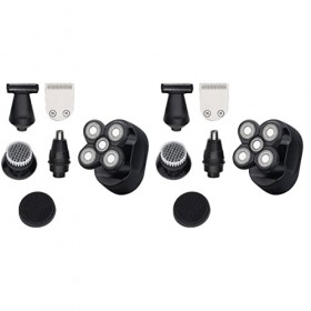 FOMIYES 2Pcs Pères Nez Et Tête Amis Tondeuse Faciale Tondeuse Rasage Barbe sans Usb Hommes pour Machine Rasoirs Rasoirs Cadea