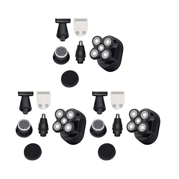 FOMIYES 2Pcs Pères Nez Et Tête Amis Tondeuse Faciale Tondeuse Rasage Barbe sans Usb Hommes pour Machine Rasoirs Rasoirs Cadea