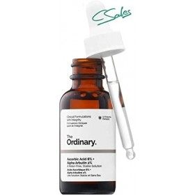 The Ordinary ORIGINAL Acide Ascorbique 8% + Alpha Arbutine 2% | 30 ml. | Sérum éclaircissant pour les teints irréguliers| Clo...