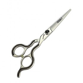 HAOTING Ciseaux De Coupe De Cheveux 6"Ciseaux De Coiffure Argentés Japon 440C Ciseaux De Coiffure Pointus, Ajusteur De Peigne