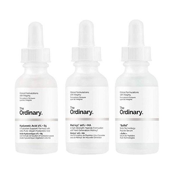 The Ordinary Lot de 3 pièces anti-âge Your Skincare secret Weapon Crème Jour et Nuit