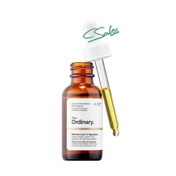 The Ordinary ORIGINAL Retinol 0.5% | 30 ml. | Sérum de rétinol pour les signes de lâge | Cloud.Sales Cosmetics Crème Jour et ...