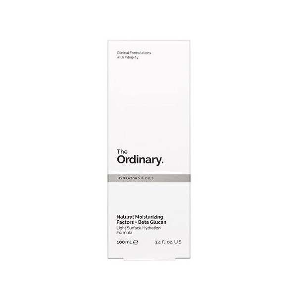 The Ordinary Natural Moisturizing Factors + Beta Glucan | 100ml Crème Jour et Nuit