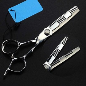 Ciseaux de coiffure, ensemble de barbier, coupe de cheveux familiale, ensemble de ciseaux amincissants, outils professionnels...