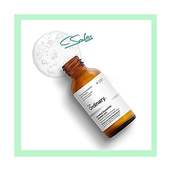 The Ordinary ORIGINAL Ascorbyl Glucoside Solution 12% | 30 ml. | Vitamin C Serum for Signs of Ageing | par Cloud.Sales