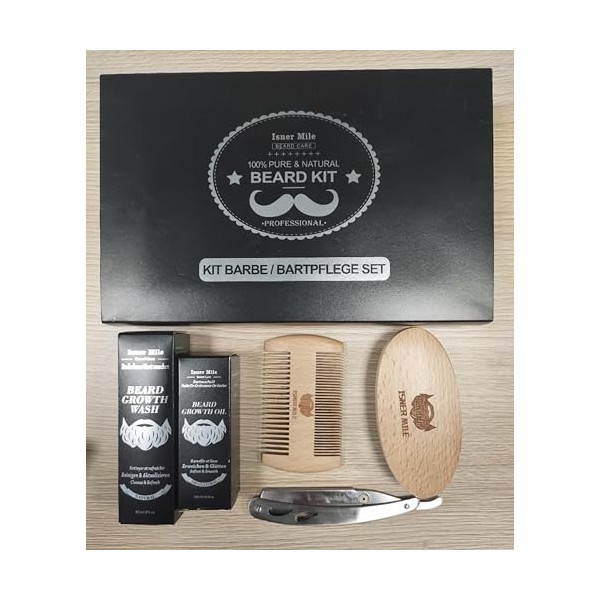 Kit Barbe, Kit Soins Barbe pour Hommes