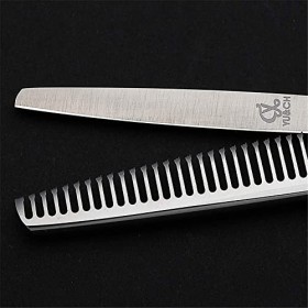 Ensemble de ciseaux de coiffure pour salon professionnel, coupe de cheveux fins, coupe plate, coupe nette et précise, parfait...