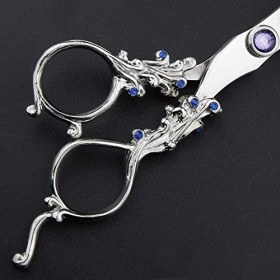 Ciseaux de barbier 6 pouces ciseaux de coiffure haut de gamme coiffeur ciseaux de coiffure spéciaux ciseaux plats + ensemble ...