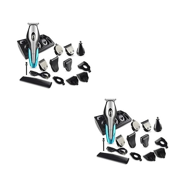 FOMIYES 3 Pièces 6 1 Tondeuse Électrique Barbe Rasoir Hommes Corps Tondeuse Outils De Coupe De Cheveux Rasoir Électrique Pour