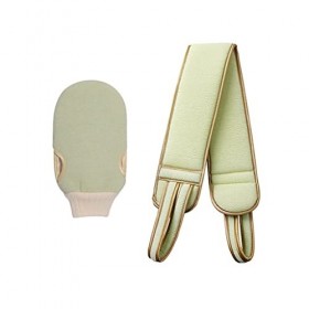 DINGZZ Accueil de toilette Soft Brush Home Hôtel Boule de bain Boule de salle de bain Back Scurbber Set Skin Tail Bath Glants