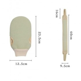 DINGZZ Accueil de toilette Soft Brush Home Hôtel Boule de bain Boule de salle de bain Back Scurbber Set Skin Tail Bath Glants...