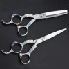 Outils de coupe des cheveux Ensemble de coiffure professionnel for coiffeur 6 pouces Ensemble doutils à ciseaux plats et cis