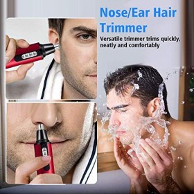 Meilleur Tondeuse Nez Rechargeable, Nose Hair Trimmer For Men And Ears Finisher Men, Rasoir à Nez ÉLectrique Homme Femme, Ton