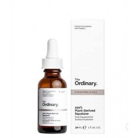 The Ordinary ORIGINAL 100% Plant-Derived Squalane végétal | 30 ml. | Hydratant au squalane 100% végétal pour le visage et les