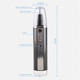 CAFFIA Tondeuse à cheveux for hommes, professionnel USB Système de nettoyage de cheveux nasal recharge à la narine, 3 en 1 ch