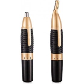 CAFFIA Trimmer des cheveux de nez, coupe-oreille et nez, coupe-sourcils électriques, déménagement de cheveux à nez avec tête 