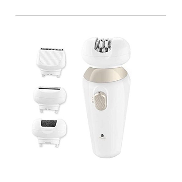 XIXIDIAN Remplacement des cheveux pour femmes, rasoir femme, épilateur électrique rechargeable de 4 en 1, coulisses Rouleaux 