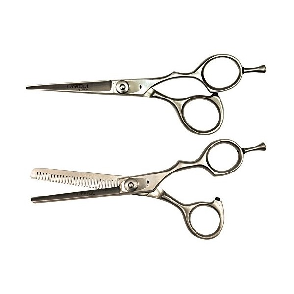 Kit Ciseaux professionnels de coiffure Biais et Sculpteur 5.5 inch 14 cm OneCut