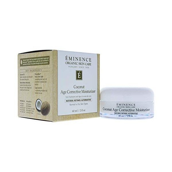 Coconut Age Corrective Moisturizer by Eminence for Unisex - 2 oz Moisturizer Crème Jour et Nuit