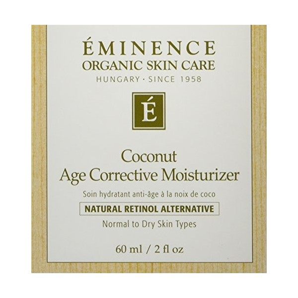 Coconut Age Corrective Moisturizer by Eminence for Unisex - 2 oz Moisturizer Crème Jour et Nuit