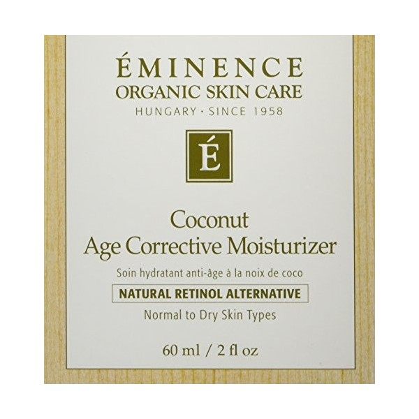 Coconut Age Corrective Moisturizer by Eminence for Unisex - 2 oz Moisturizer