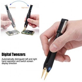 Mini pince à épiler numérique, pince à épiler à structure divisée en 3 sections pour un commutateur de jugement dattitude in