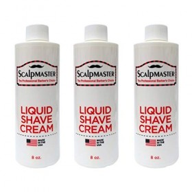 Scalpmaster liquide Crème à raser lot de 3 