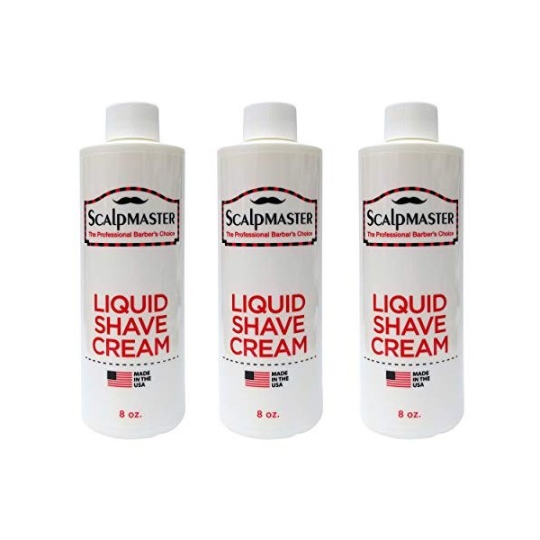 Scalpmaster liquide Crème à raser lot de 3 